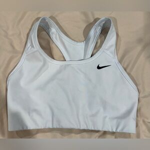 Nike Women's White Racerback Sports Bra